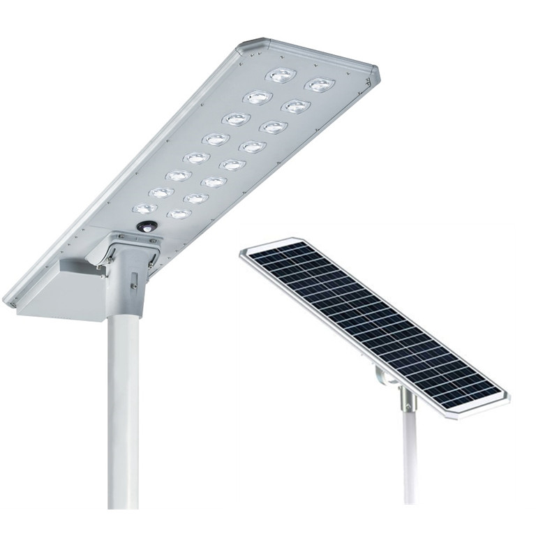 60W Solar Auto-sensing Motion Sensor LED Street Light