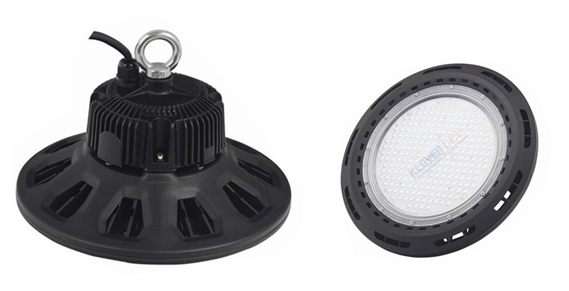China 0-10V dimming 100W 120W UFO LED high bay light for warehouse, factory & parking lot