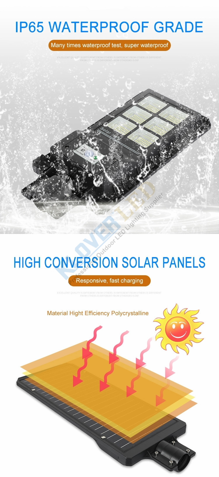 China factory 60W All in one LED solar street light