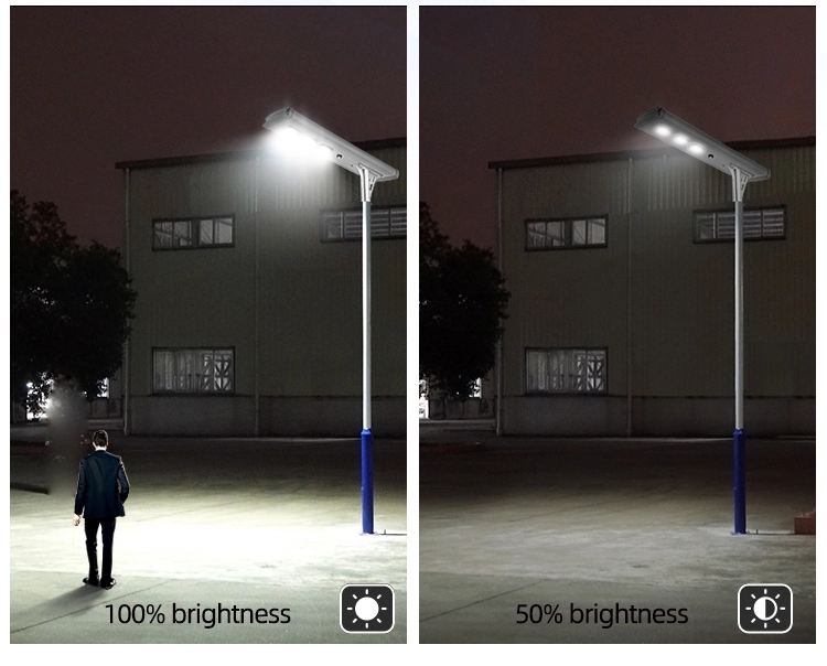 30W 60W 90W led solar street light with PIR sensor