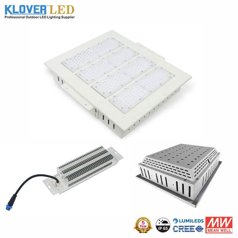 Water Proof IP65 200W LED Gas Station Light Energy Saving Canopy LED Light 