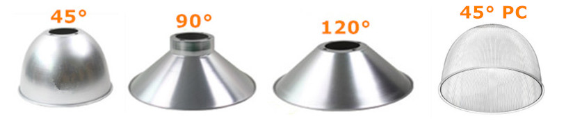 lamp reflector for 300W commercial LED high bay lighting