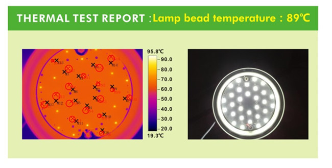 thermal image for 150w led flood lights