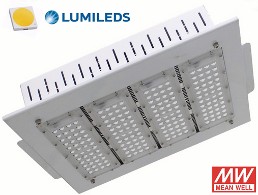Recessed 150W LED canopy light for gas station