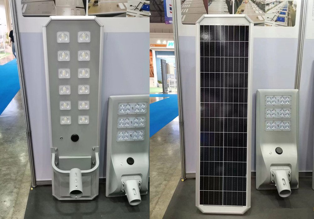 40W 50W 60W All In One Led Solar Street Light