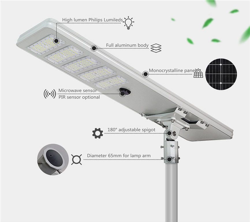 60W all in one solar street light