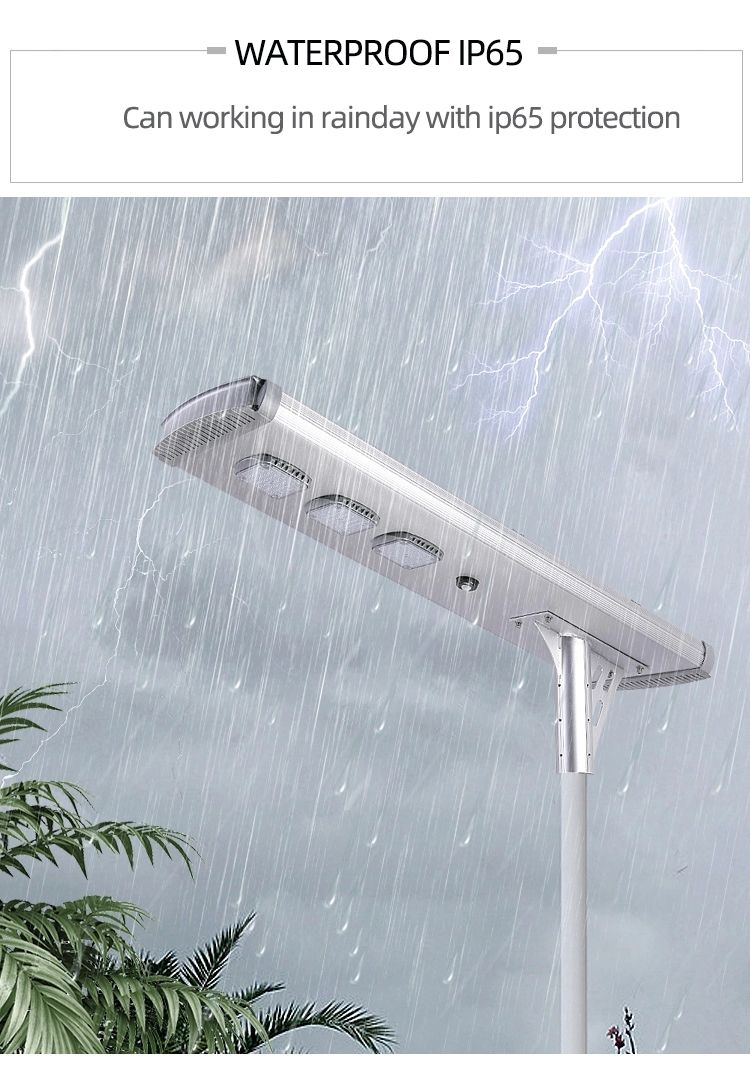 PIR sensor high lumen 90W integrated solar street light 