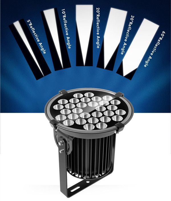 beam angle for 100W LED flood stadium light