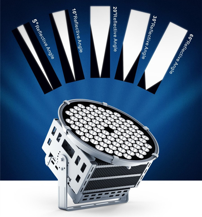 beam angle for 500W LED spotlights