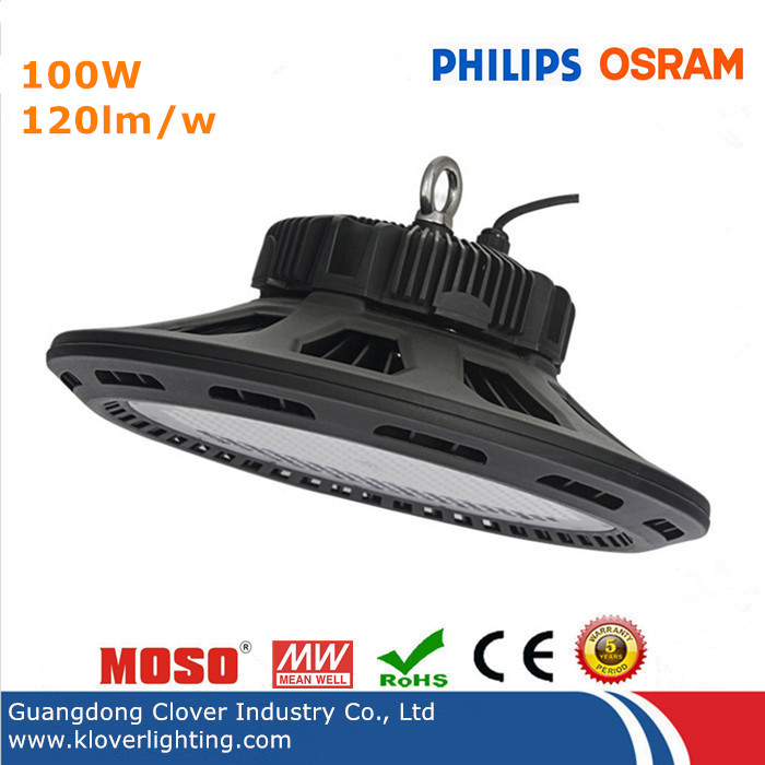 Philips SMD3030 Meanwell driver 100W UFO LED high bay light