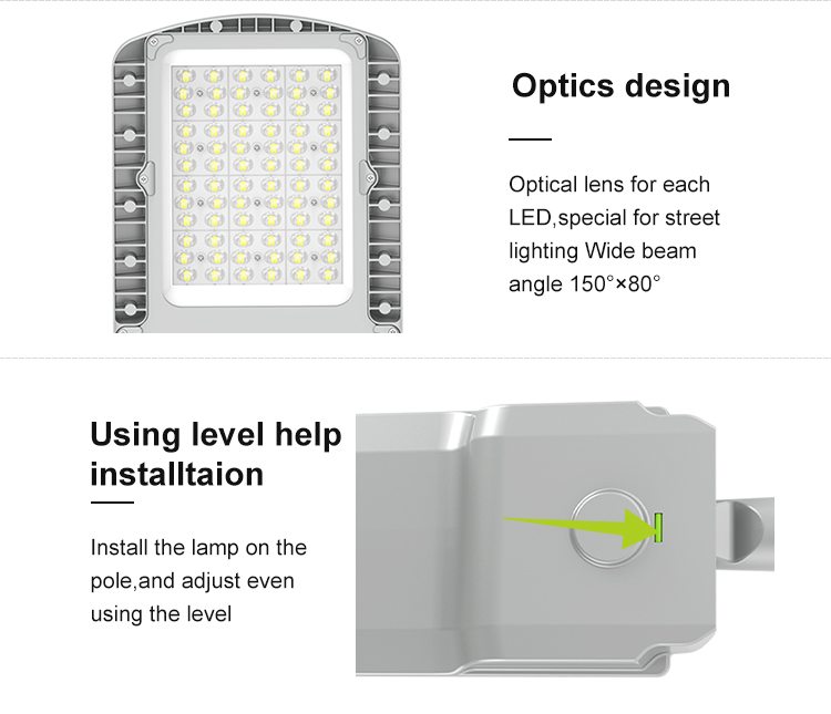 China manufacturer for 100W 150w 200w photocell sensor LED street light