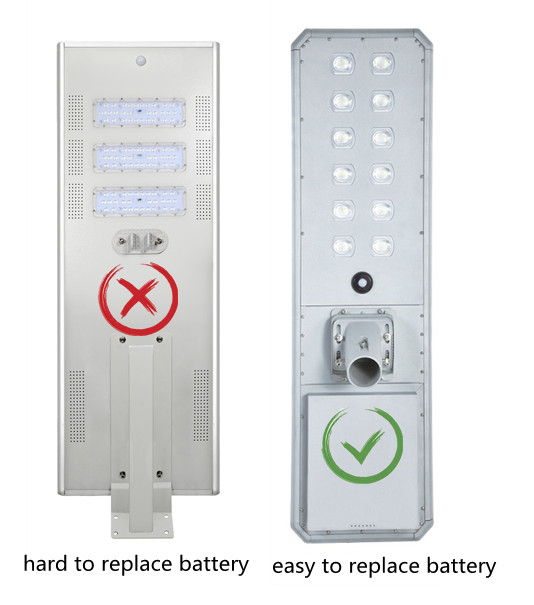 detachable battery box 50W solar powered street light